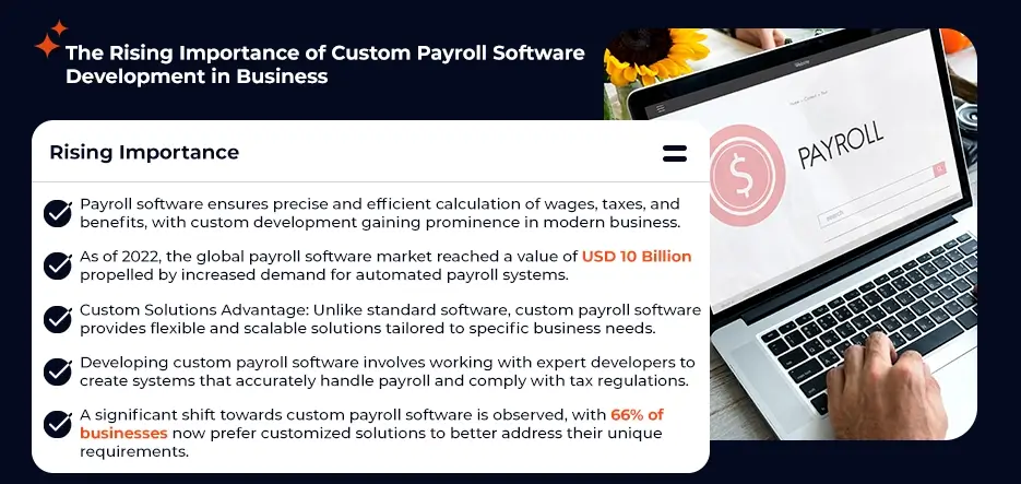 Importance of Custom Payroll Software Development