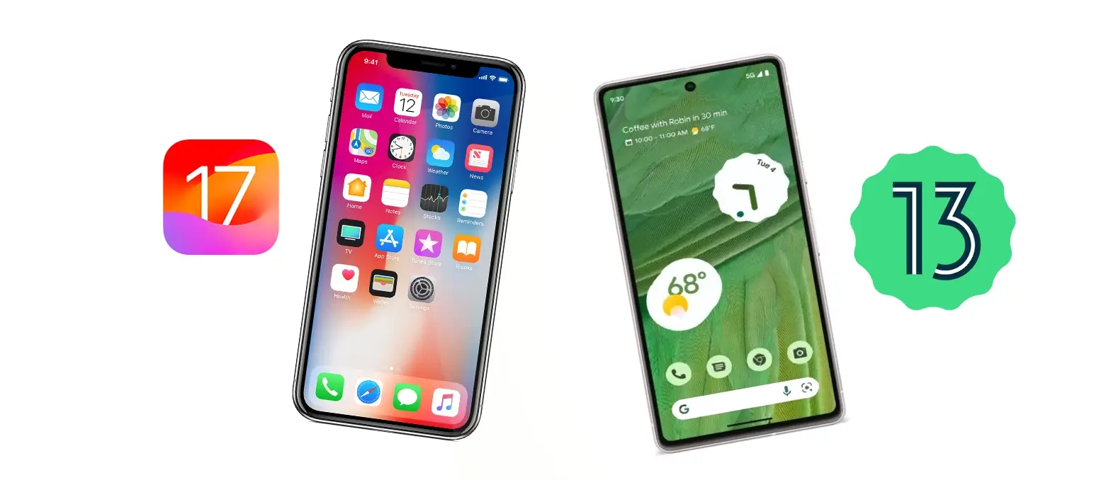 iOS 17 vs. Android 13