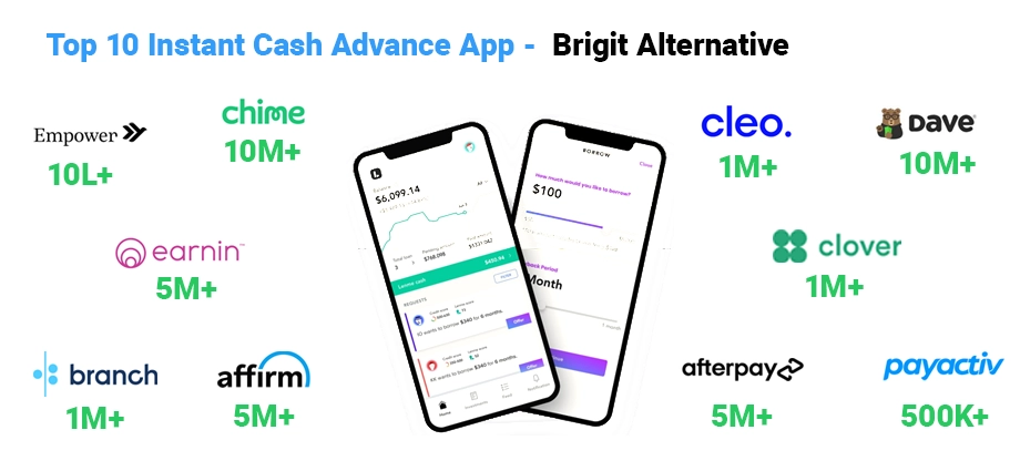 Top 10 Instant Cash Advance App - Brigit Alternative