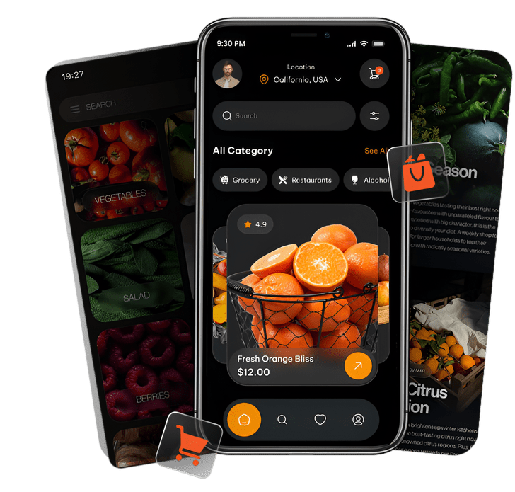 grocery delivery app development