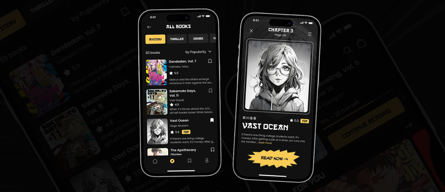 Manga Reader App Development – Costs and Features Guide